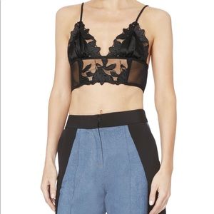 NWT Fleur Du Mal Lily Lace Bralette